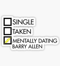 Mentally dating Barry Allen Sticker