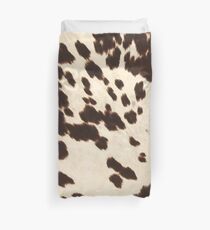 Brown Cowhide 2 Duvet Cover