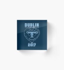 All Ireland Football Champions: Dublin (Navy/Blue) Acrylic Block