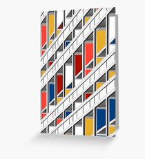 Tarjeta de felicitación Arquitectura ilustración Le Corbusier