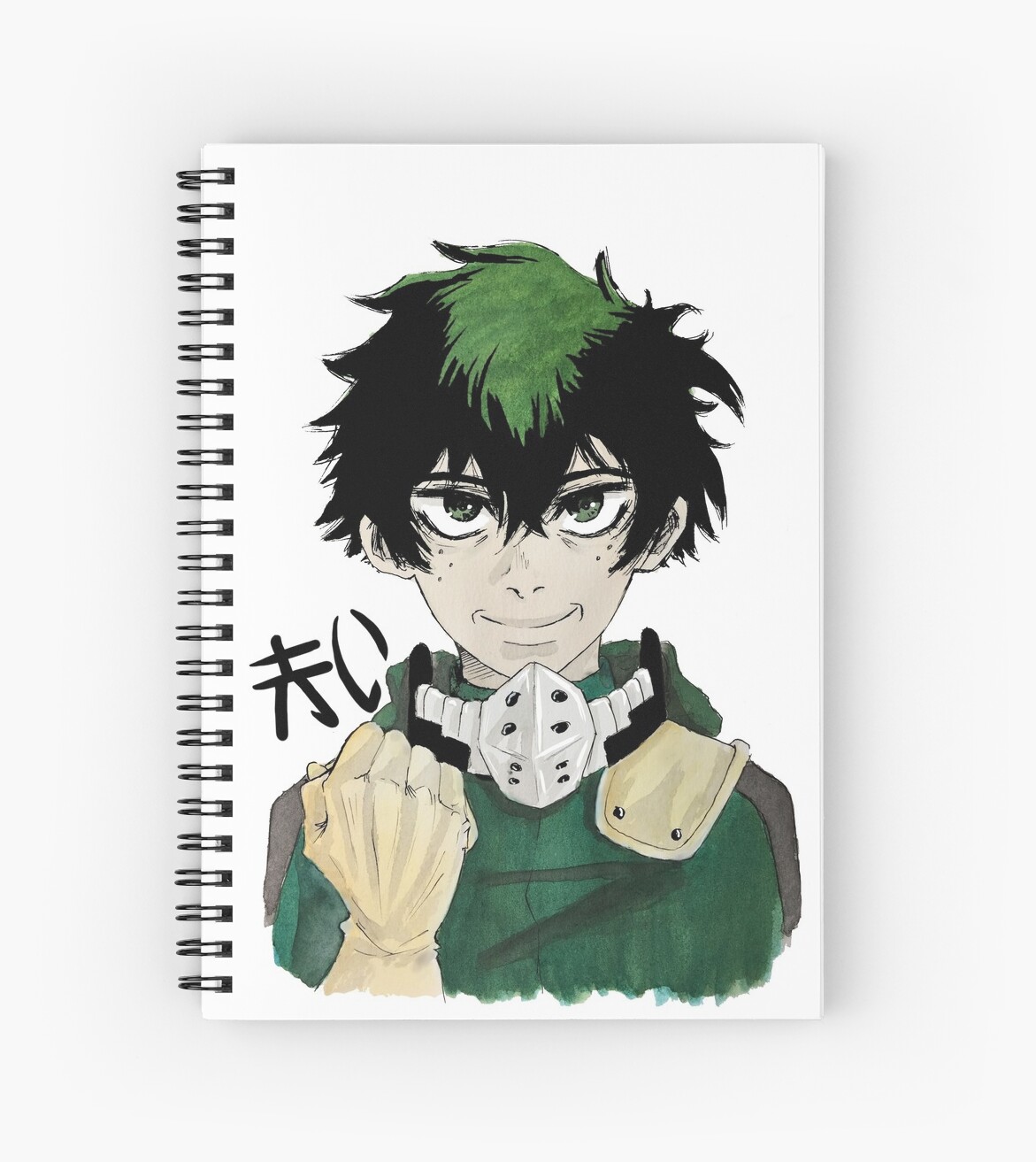 "Deku Midoriya Izuku" Spiral Notebooks by Madlyn Ziemer Redbubble