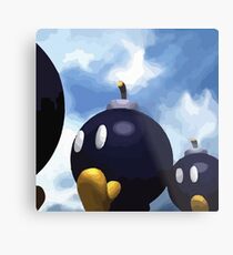 Super Mario 64 Bob-Omb Battlefield Metal Print