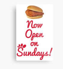 Chicken Prank Metal Print