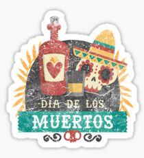 Dia De Los Muertos Design Sticker