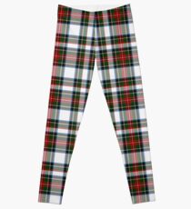 Clan Stewart Dress Tartan Plaid Pattern Leggings