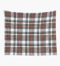 Clan Stewart Dress Tartan Plaid Pattern Wall Tapestry