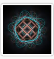 Waffle Trips | Fractal Art Sticker