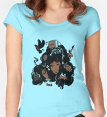Sza Ctrl Alternate Album Art Fitted Scoop T-Shirt