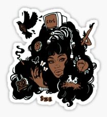 Sza Ctrl Alternative Album Art Sticker