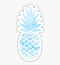 Light Blue Pineapple Sticker Sticker