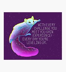 Lámina fotográfica "Todos los días estás nivelando" Flying Squirrel Space