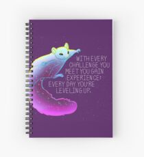 "Every Day You Leveling" Fliegen Raum Eichhörnchen Spiralblock