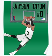 Jayson Tatum Dunk Poster