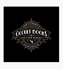 Ash's Occult Books Photographic Print