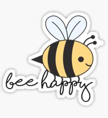 Bee Happy Sticker