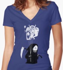 Soul Collector Women's Fitted V-Neck T-Shirt