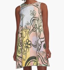 Vestido acampanado La ciudad es otro país