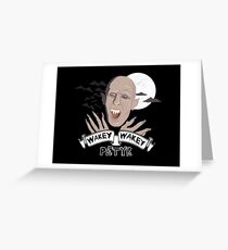 Tarjeta de felicitación Wakey Wakey Petyr