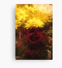 Zoomed Rose Canvas Print