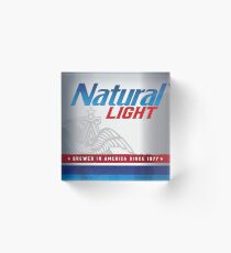 Natty Light Acrylic Block