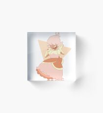 Padparadscha Acrylblock