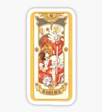 Sakura Kinomoto Card - CardCaptor Sakura Sticker