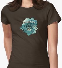 Geometrics: Rose (Sampled Eye) Geometry Women's Fitted T-Shirt
