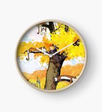 Calvin and Hobbes Mural Clock