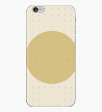 Vinilo o funda para iPhone "Cream & Polka dots central circle pattern"