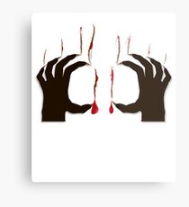 Bloody Animal Evil Scare Metal Print