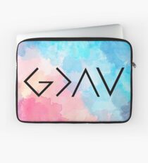 God Is Greater Than the Highs and Lows Laptop Sleeve
