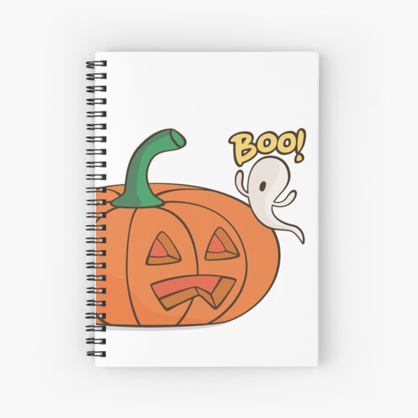 Scared Pumpkin - Halloween Cuaderno de espiral