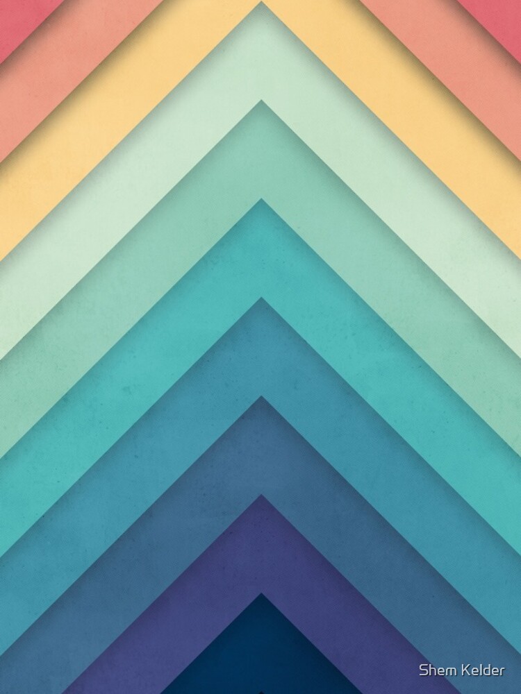 Retro Chevrons 002 by geekchic