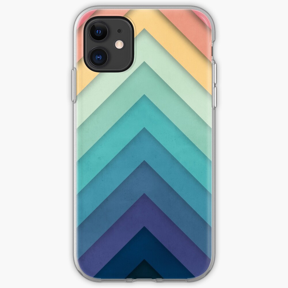 Retro Chevrons 002 iPhone Case & Cover