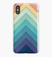 Retro Chevrons 002 iPhone Case