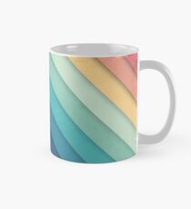 Retro Chevrons 002 Classic Mug