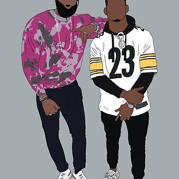 rattraptees Juju Smith-Schuster and Antonio Brown Celebration T-Shirt