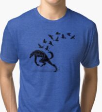 Werwolf, der von den Raben läuft Vintage T-Shirt