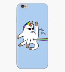 Unicorn Cat Rainbow Butt Laser iPhone Case
