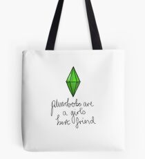 Plumbobs are a girls best friend - SIms Tote Bag