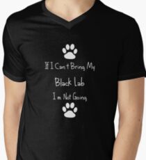Black Labs Labrador Retriever V-Neck T-Shirt