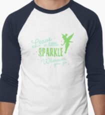 Leave a Little Sparkle Wherever You Go Men's Baseball ¾ T-Shirt