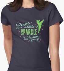 Lass einen kleinen Funken, wohin du auch gehst Tailliertes T-Shirt für Frauen