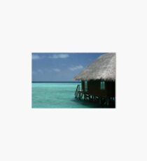 Water Villa - Veligandu, The Maldives Art Board Print
