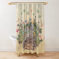 FANTASTIC BOTANICAL Shower Curtain