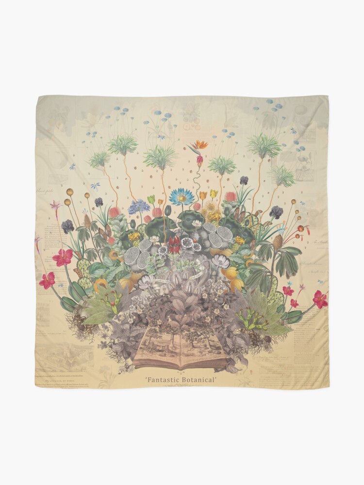 Alternate view of FANTASTIC BOTANICAL Scarf