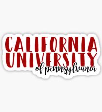Cal U California University of Pennsylvania Sticker