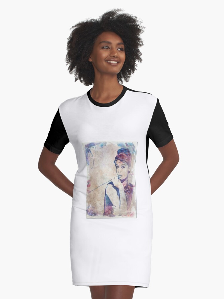 audrey hepburn shirt dress