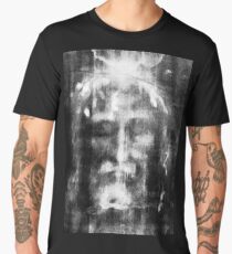 Shroud of Turin, Turin Shroud, Christianity, Christian, Icon, Bible, Biblical, Resurrection, Men's Premium T-Shirt