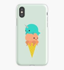 Narwhal Octopus Ice Cream iPhone Case